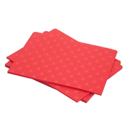 [15458-ROJO] PASTAS P/ENC. GBC ESTRELLA 0.3MM CARTA SOLIDO ROJO