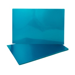 [16675-AQUA] PASTAS P/ENC. FAST 0.3MM PX25 JGS. CARTA TRANS S12 AQUA (20)