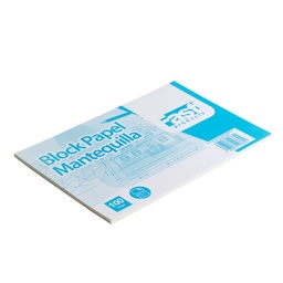 [13932] BLOCK PAPEL MANTEQUILLA FAST 8.5X13 OFICIO