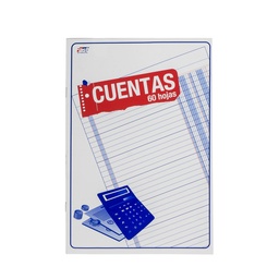 [11862] CUADERNO P/CUENTAS CORRIENTES. (2 COL.) 60H. 