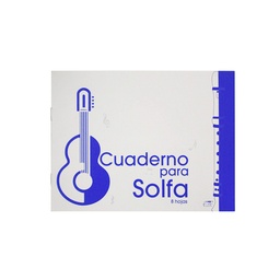 [00288] CUADERNO PARA SOLFA FAST CORTO 8 HOJAS (25)