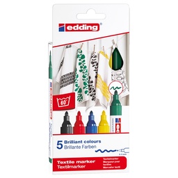 [16124] MARCADOR PARA ROPA EDDING 4500 CX5 COLORES BASICOS