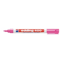 [07939-ROSADO] MARCADOR PERMANENTE EDDING 400 P/FINA ROSADO