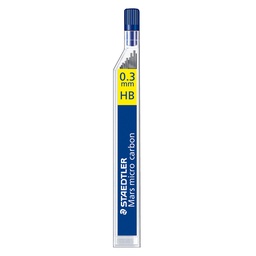 [00493] MINAS 0.3MM. STAEDTLER 250 TUBO X 12 – HB (5X124)X