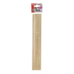 [15095-4] PALOS DE MADERA MP PM028-4 BX8 6MM X 30CM (24X12)