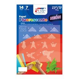 [16371] BLOCK PAPEL FLUORESCENTE FAST 75 GRS. 14 HOJAS OFICIO 