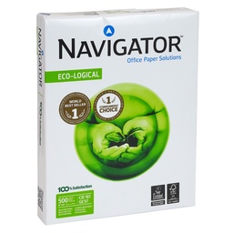 [16111] PAPEL BOND P/FOTOCOPIADORA NAVIGATOR ECOLOGICO 70 GRS. RESMA CARTA