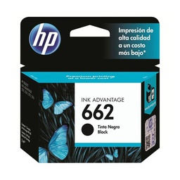 [CZ103AL] CARTUCHO ORIGINAL HP 662 NEGRO