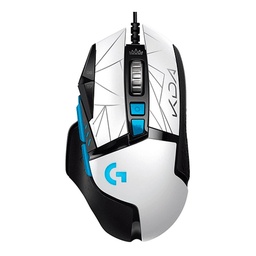 MOUSE GAMING ALÁMBRICO ÓPTICO LOGITECH G502 HERO KDA LEAGUE OF LEGENDS 25600 DPI 11 BOTONES RGB