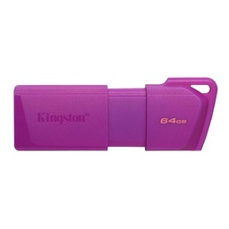 [KC-U2L64-7LP] MEMORIA USB KINGSTON 64GB DATA TRAVELER EXODIA  M 3.2 NEON PURPURA