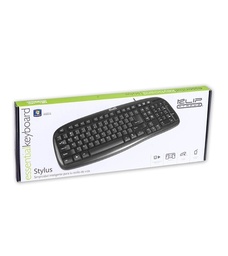 TECLADO ALÁMBRICO KLIP XTREME STYLUS USB NEGRO ESPAÑOL