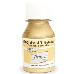 [16024] ORO METALICO 60 ML. 024 FRANCO ARTE