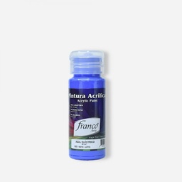 [18016] PINTURA ACRILICA 60 ML. 016 AZUL ELECTRICO FRANCO ARTE