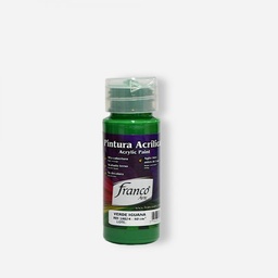 [18024] PINTURA ACRILICA 60 ML. 024 VERDE IGUANA FRANCO ARTE