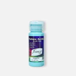 [18074] PINTURA ACRILICA 60 ML. 074 AGUAMARINA FRANCO ARTE