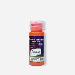 [18043] PINTURA ACRILICA 60 ML. 043 NARANJA FLUORECENTE FRANCO ARTE