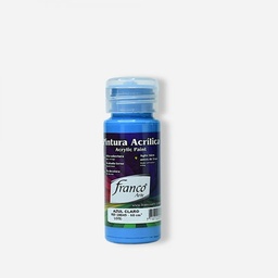 [18049] PINTURA ACRILICA 60 ML. 049 AZUL CLARO FRANCO ARTE