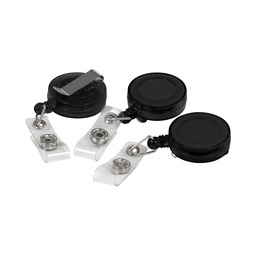 [12827] PORTA GAFETES MAE YO-10 TIPO YOYO PX10 NEGRO