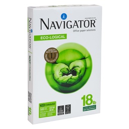 [16112] PAPEL BOND P/FOTOCOPIADORA NAVIGATOR 70GRS ECOLOGICO RESMA OFICIO