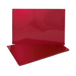 [16675-ROJO] PASTAS P/ENC. FAST 0.3MM PX25 JGS. CARTA TRANS S15 ROJO (20)