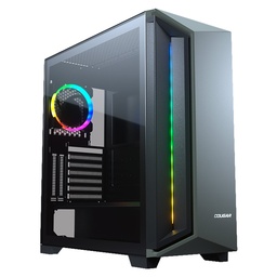 [385UM30.0005] CASE GAMING COUGAR DARKBLADER XY VERDE MEDIA TORRE VIDRIO TEMPLADO ATX (SIN FUENTE)