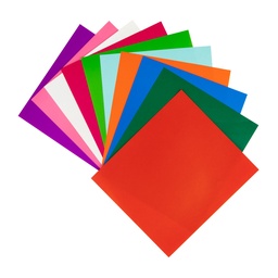 [18580] SERIES DE PAPEL LUSTRE APUNTA 10 COLORES 5"X4 7/16"