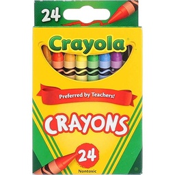 [C523024] CRAYON DE CERA STANDARD CRAYOLA 24 COLORES