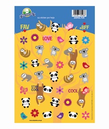 [5088A] STICKERS INDIVIDUAL ANIMAL FUN-GATITAS