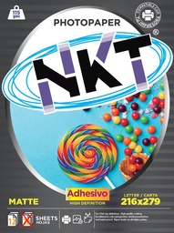 [PROD-000320] PAPEL ADHESIVO 115G/CRT MATTE 20H EN BOLSA NKT