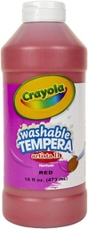 [C5431157038] CRAYOLA TEMPERA LAVABLE PINTURA ROJA 16 ONZAS