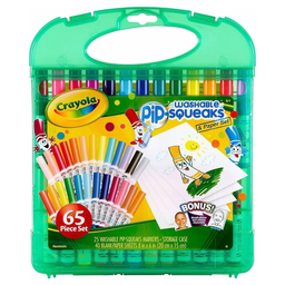 [C045227] CRAYOLA KIT VERDE MARC PIP-SQUEAKS 65 PZ