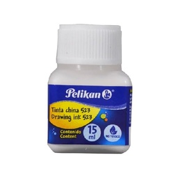 [20722004] TINTA CHINA PELIKAN 05230018 CHINA 523 15 ML BLANCO