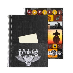 [19081] CUADERNO CON ESPIRAL SD 10168 T DURA 160H MOTOS XTREME (6X4)