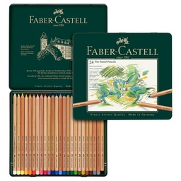 [15473] CRAYON DE MADERA FABER CASTELL PITT 112124 24 COL PASTEL