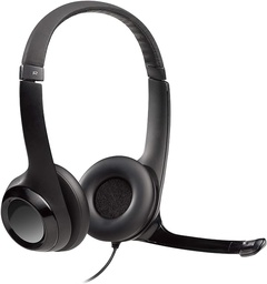 [981-000014] AUDIFONOS TIPO HEADSET LOGITECH H390 USB CON MICROFONO NEGRO